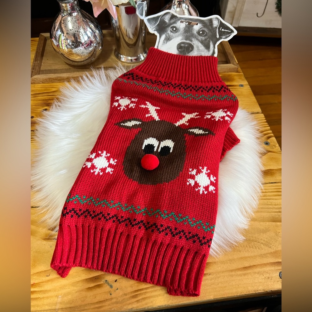 🎄I am Dog Christmas Reindeer Sweater🎄